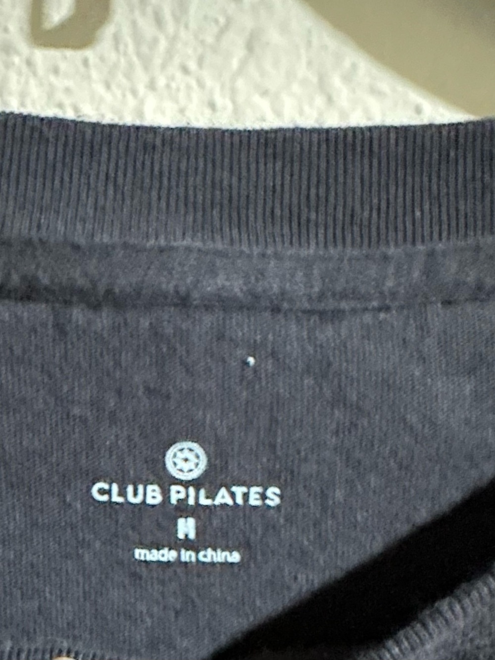 Club Pilates Women's Black Embossed Logo Long Sleeve Shirt - Picture 3 of 6